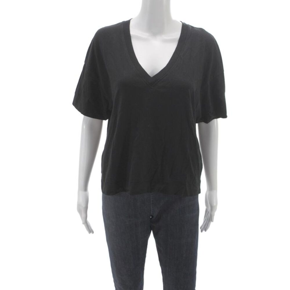 Everlane Women Basic V-Neck Organic Cotton Short Sleeve T-Shirt Size M